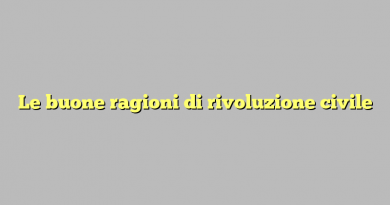 Le buone ragioni di rivoluzione civile