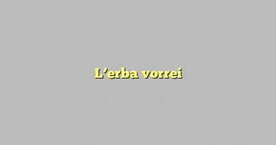 L’erba vorrei