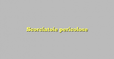 Scorciatoie pericolose