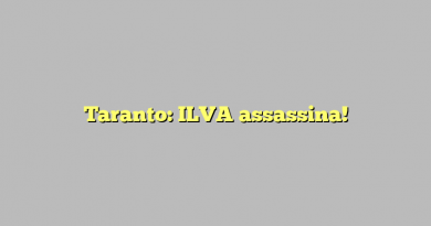 Taranto: ILVA assassina!