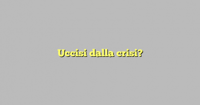 Uccisi dalla crisi?