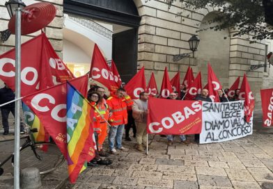 Asl di Lecce: sit-in di protesta Cobas del 20 Marzo a Lecce