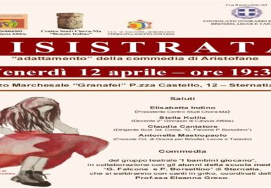 Centro Studi Chora-Ma, il 12 aprile si esibirà il gruppo teatrale i bambini giocano di Atene
